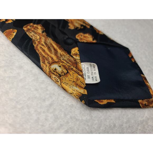 Steven Harris hand made golden retriever puppy dog tie - Picture 5 of 5